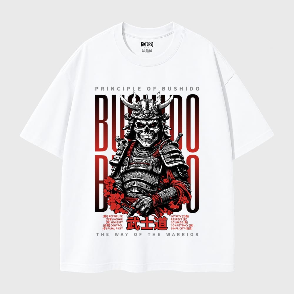 BUSHIDO CODE Premium Oversized Tee Shirt