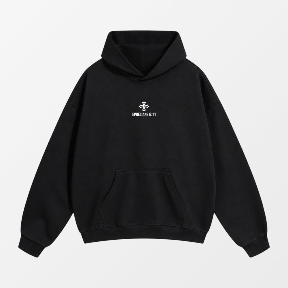 ARMOR OF GOD Premium Black Oversized Hoodies – Gotersi