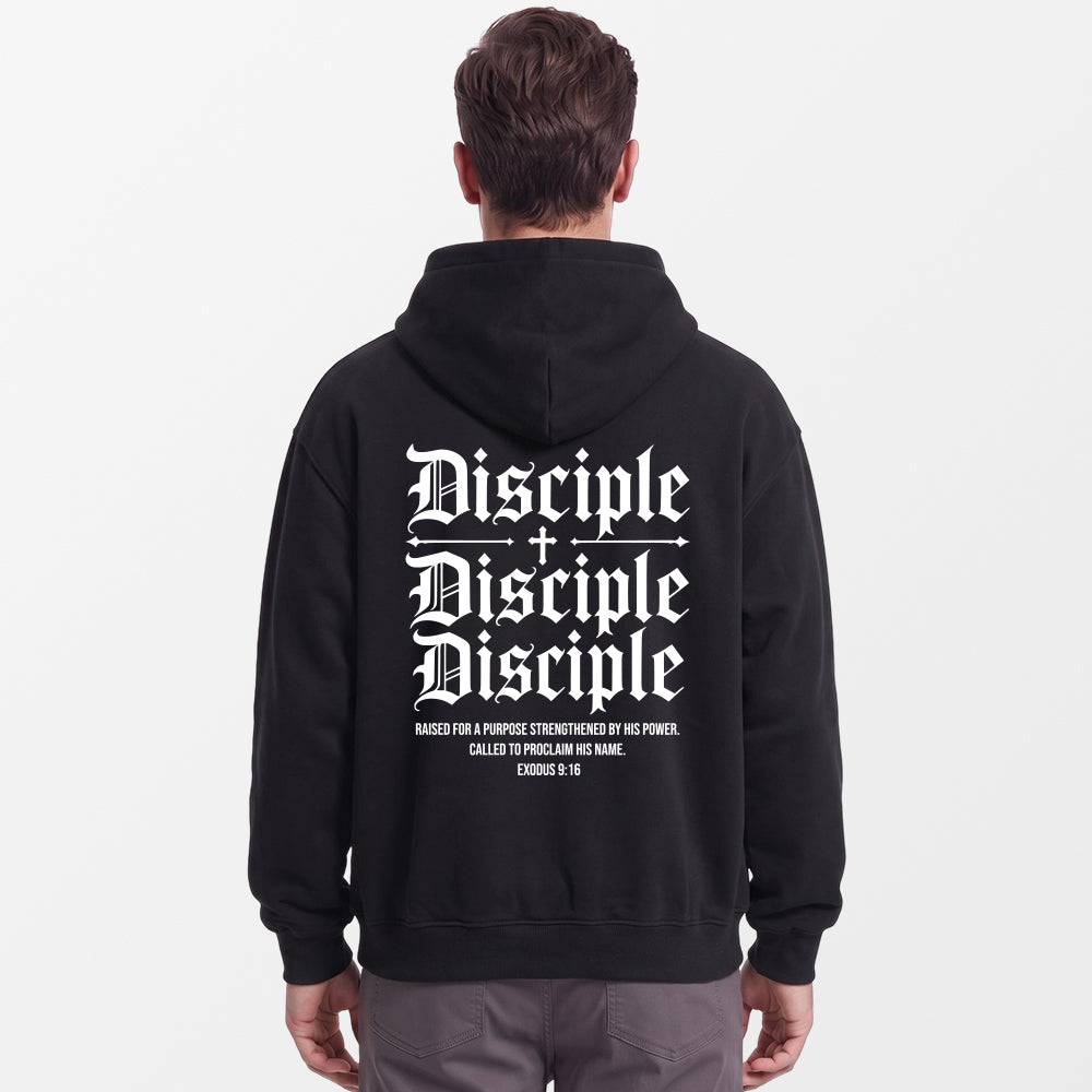 DISCIPLE Premium Black Oversized Hoodies