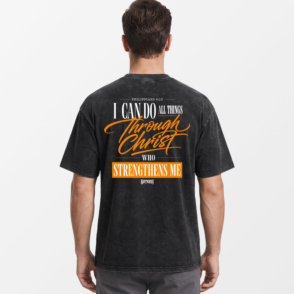 I CAN DO ALL THINGS Premium Vintage Tee Shirts