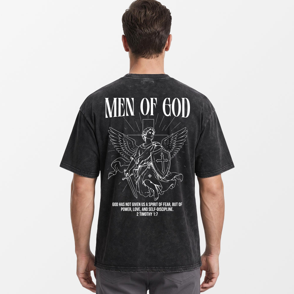 MEN OF GOD Premium Vintage Tee Shirts