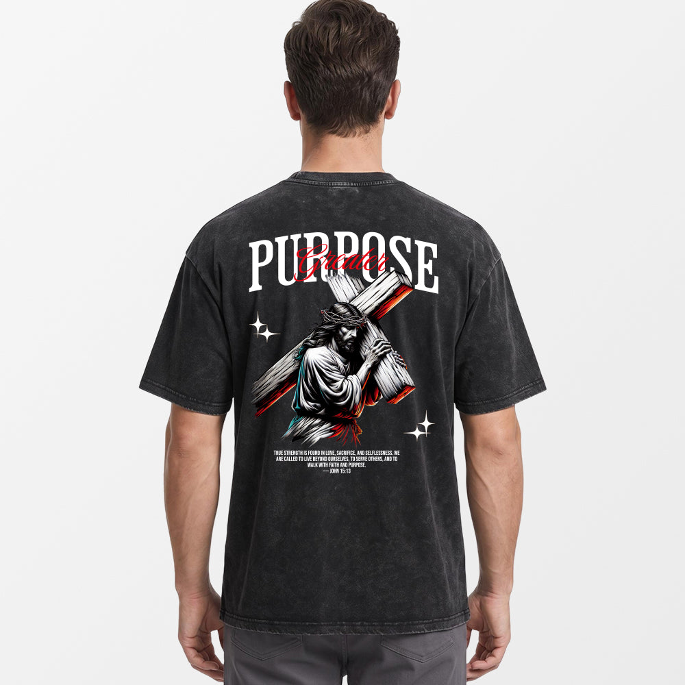 PURPOSE JOHN 15:13 Premium Vintage Tee Shirts