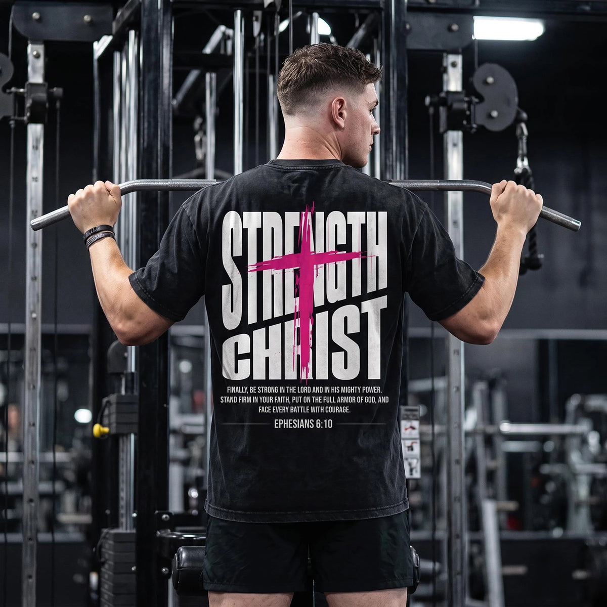 CHRIST STRENGTH Premium Vintage Tee Shirts