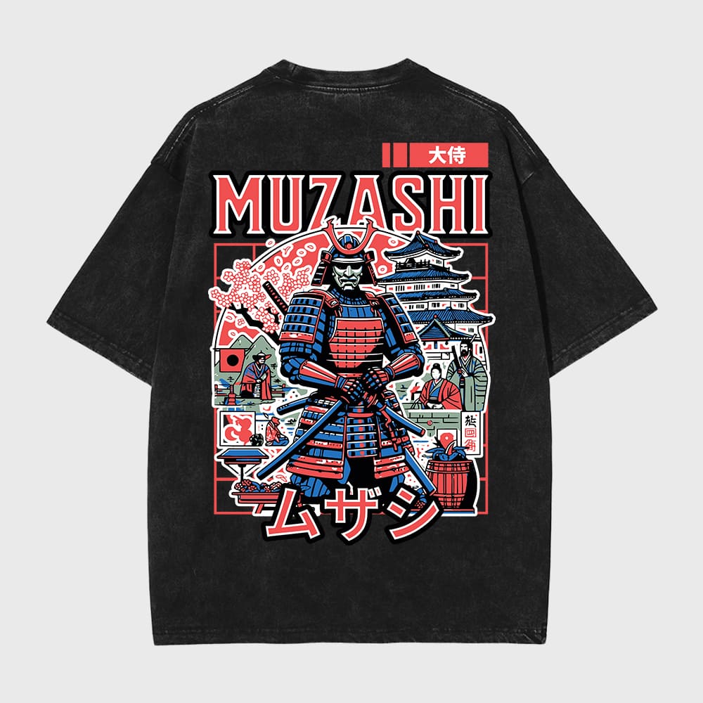 MUSASHI SAMURAI Premium Vintage Tee Shirt