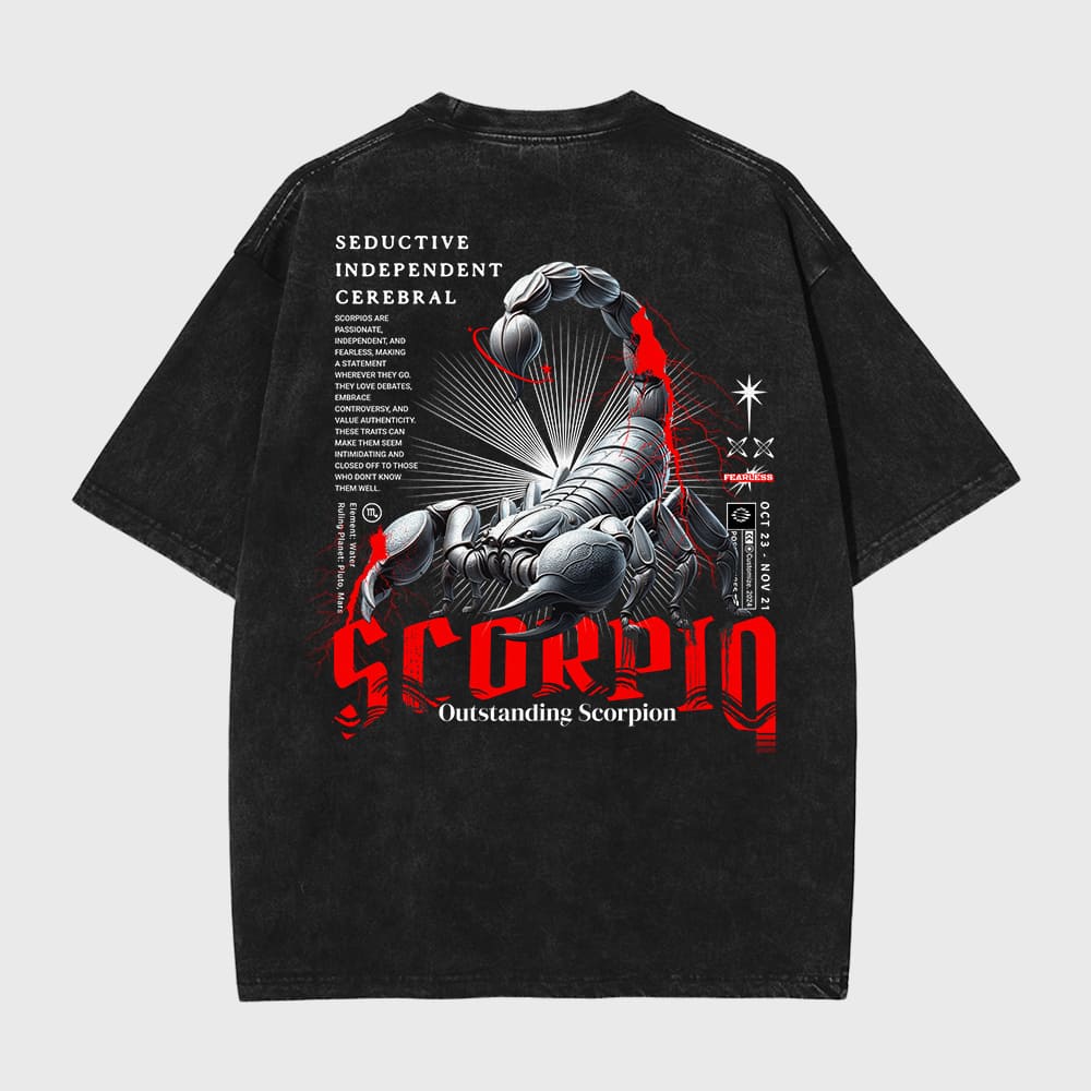 SCORPIO Premium Vintage Tee Shirt